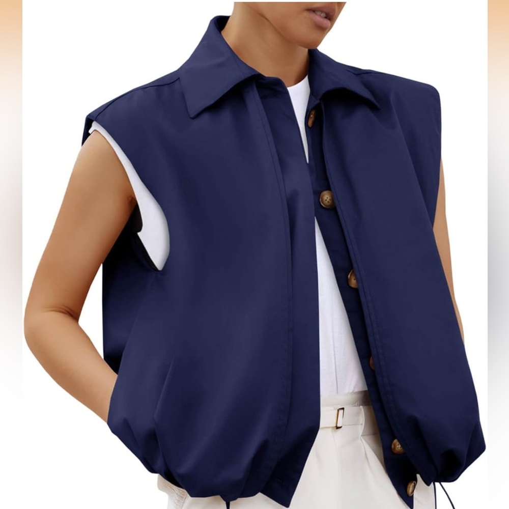 Womens Casual Oversized Vest